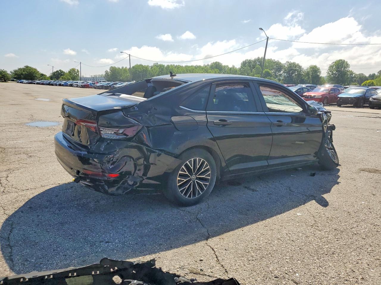2019 Volkswagen Jetta S Black vin: 3VWCB7BU4KM176563