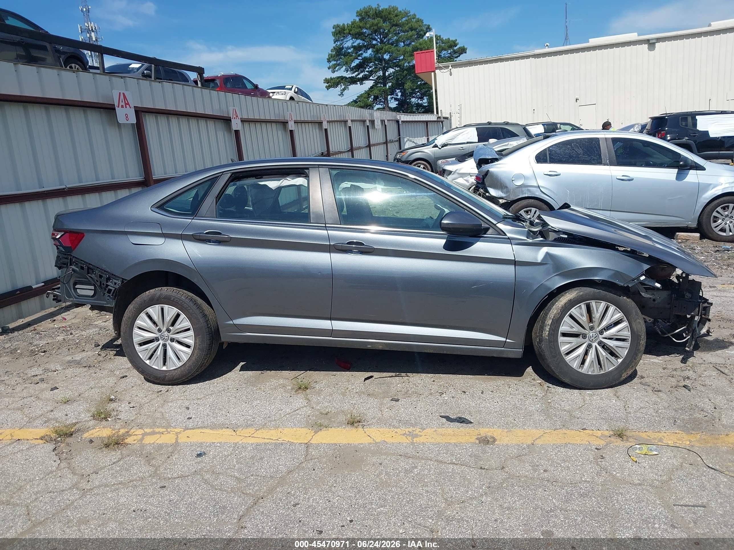 2020 Volkswagen Jetta 1.4t R-line/1.4t S/1.4t Se Серый vin: 3VWCB7BU4LM054142