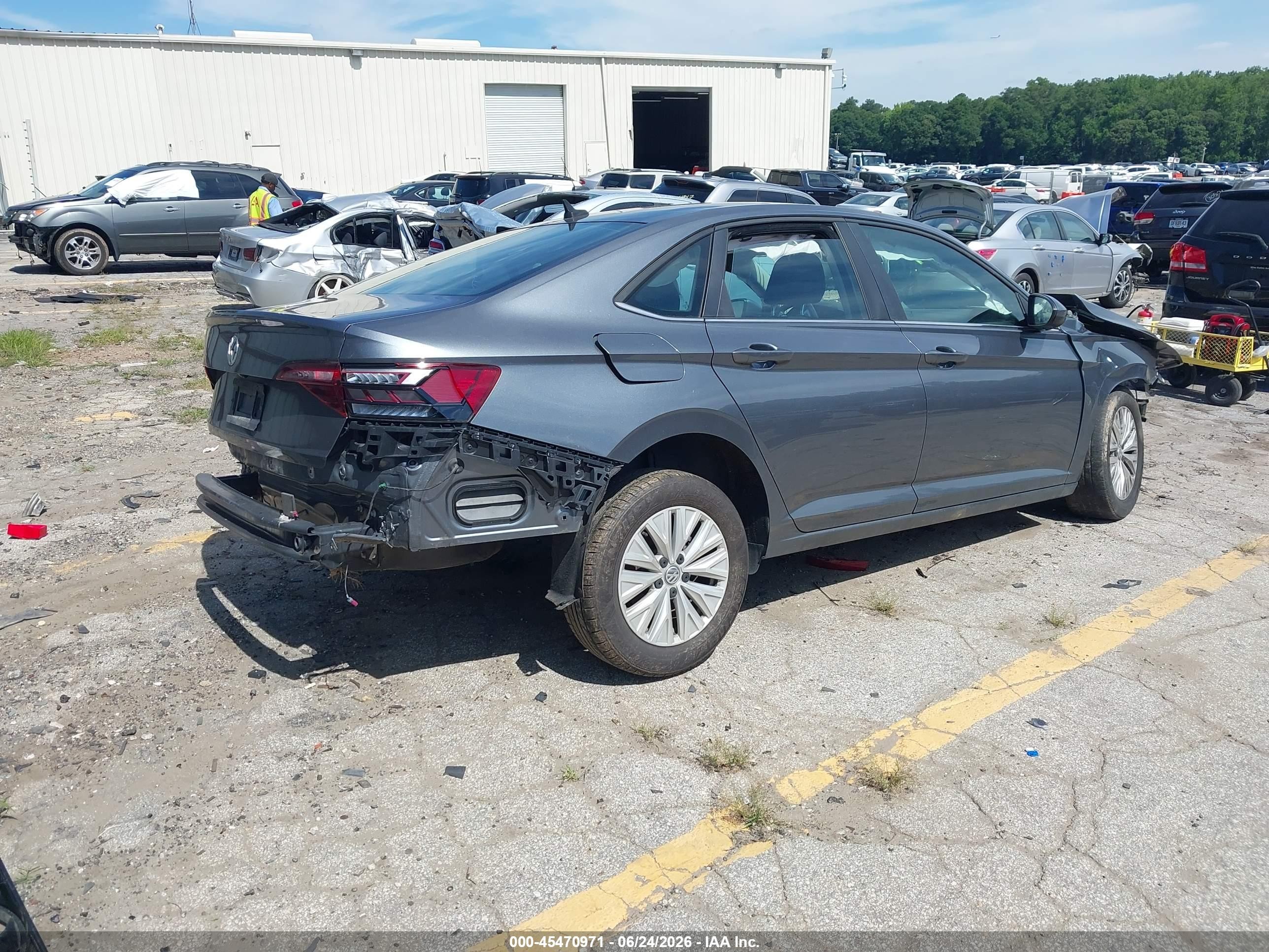 2020 Volkswagen Jetta 1.4t R-line/1.4t S/1.4t Se Серый vin: 3VWCB7BU4LM054142