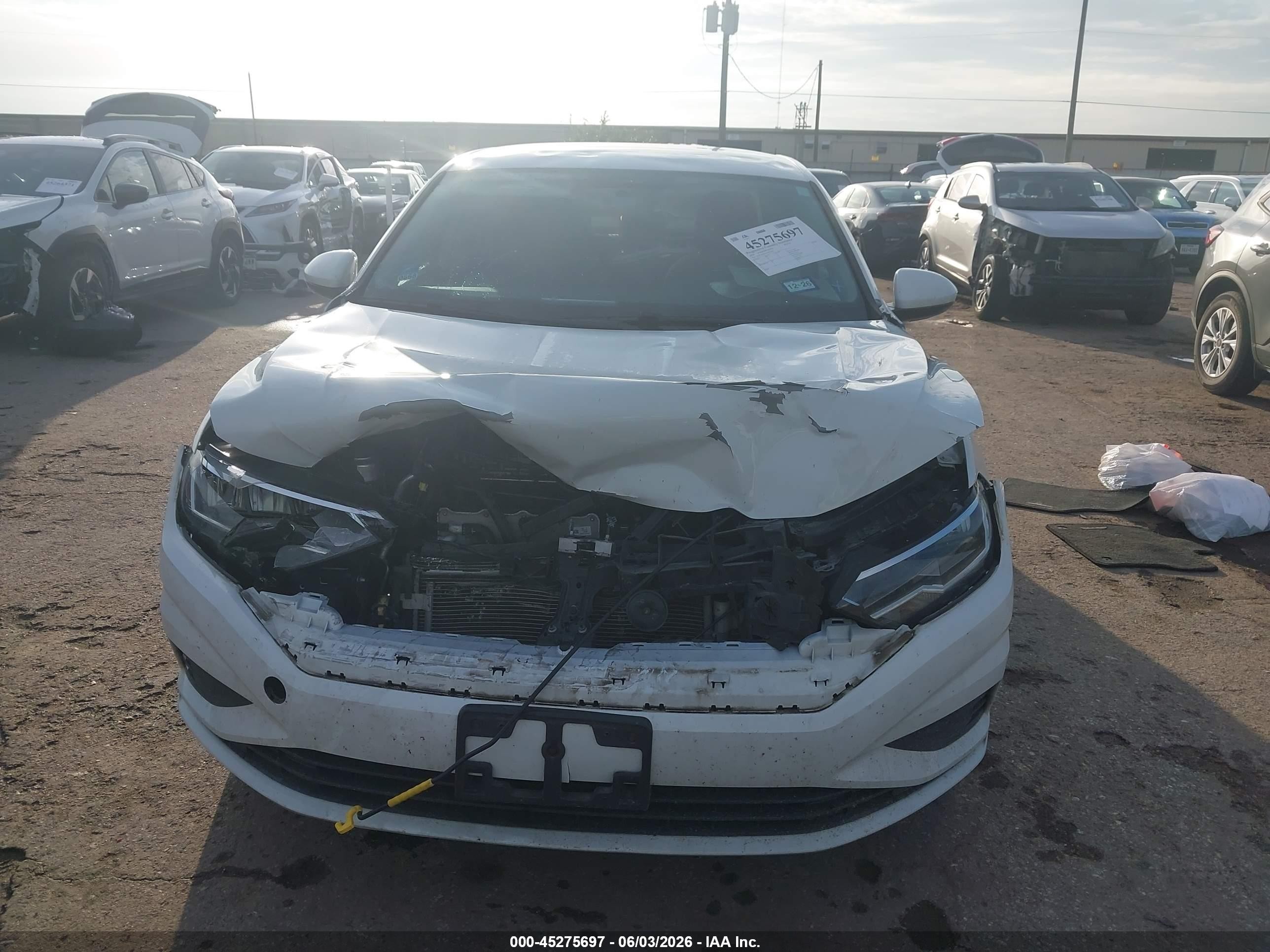 2020 Volkswagen Jetta 1.4t R-line/1.4t S/1.4t Se White vin: 3VWCB7BU4LM076450