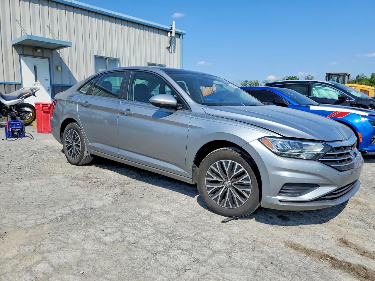 2019 Volkswagen Jetta S Серебряный vin: 3VWCB7BU6KM208381