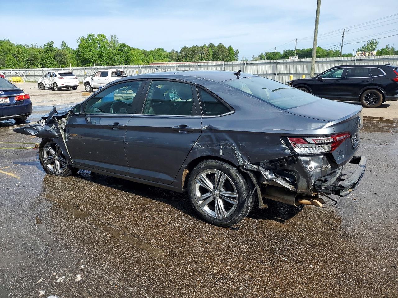2019 Volkswagen Jetta S Gray vin: 3VWCB7BU6KM241218