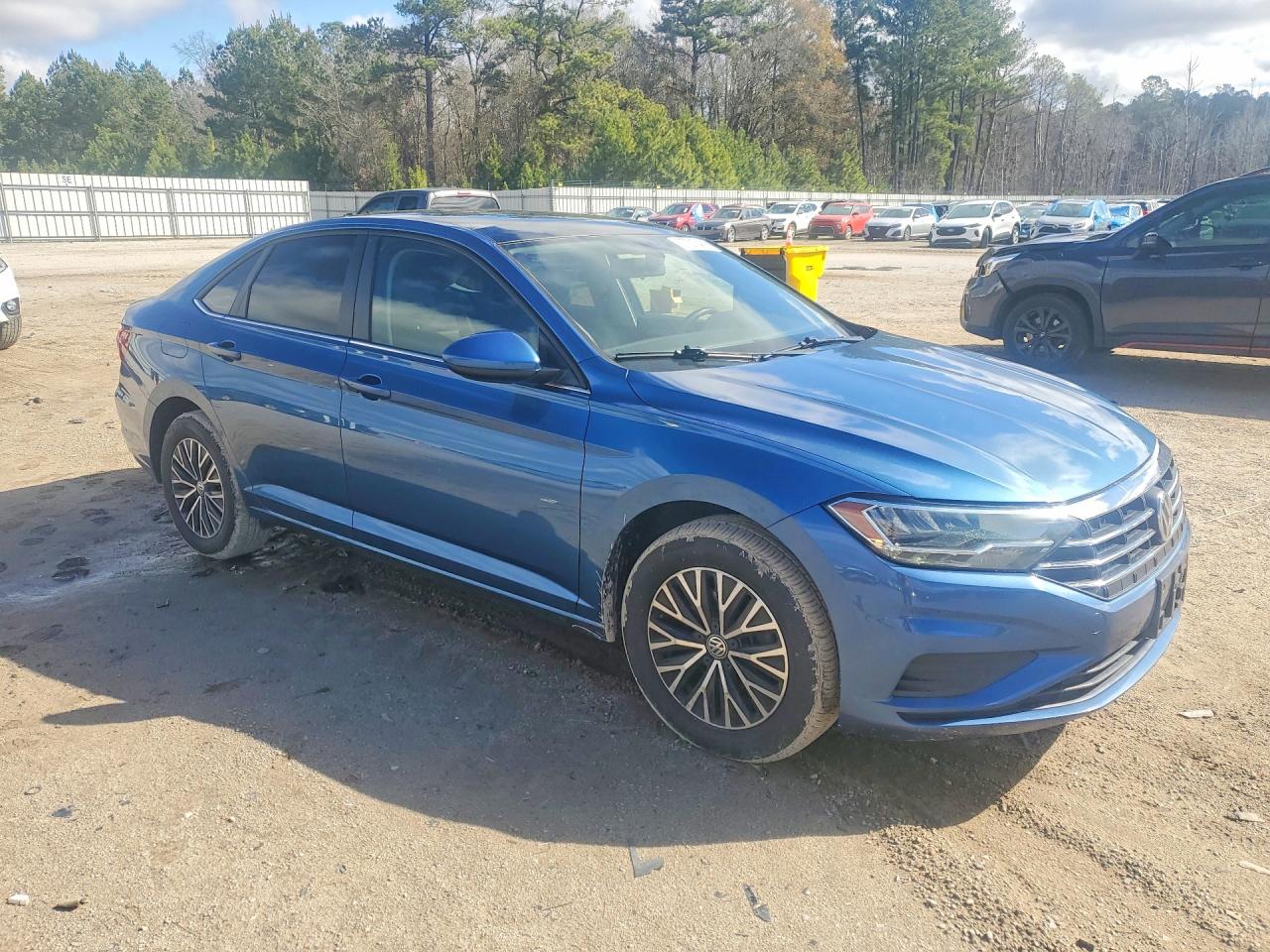 2020 Volkswagen Jetta S Blue vin: 3VWCB7BU6LM031302