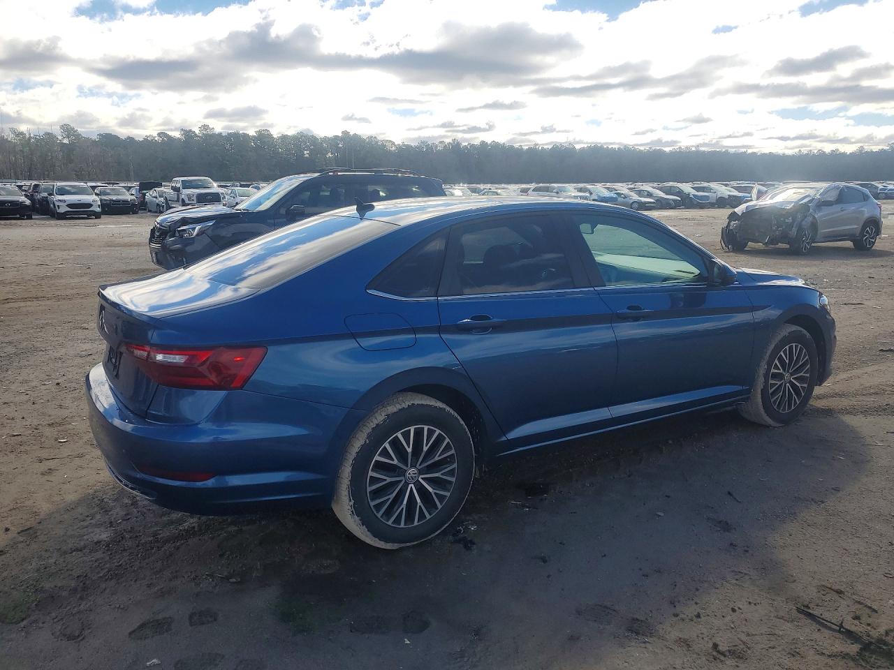 2020 Volkswagen Jetta S Blue vin: 3VWCB7BU6LM031302