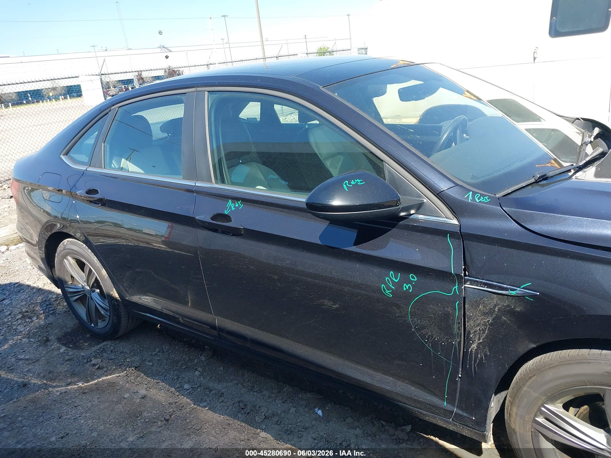 2020 Volkswagen Jetta 1.4t R-line/1.4t S/1.4t Se Черный vin: 3VWCB7BU7LM022222