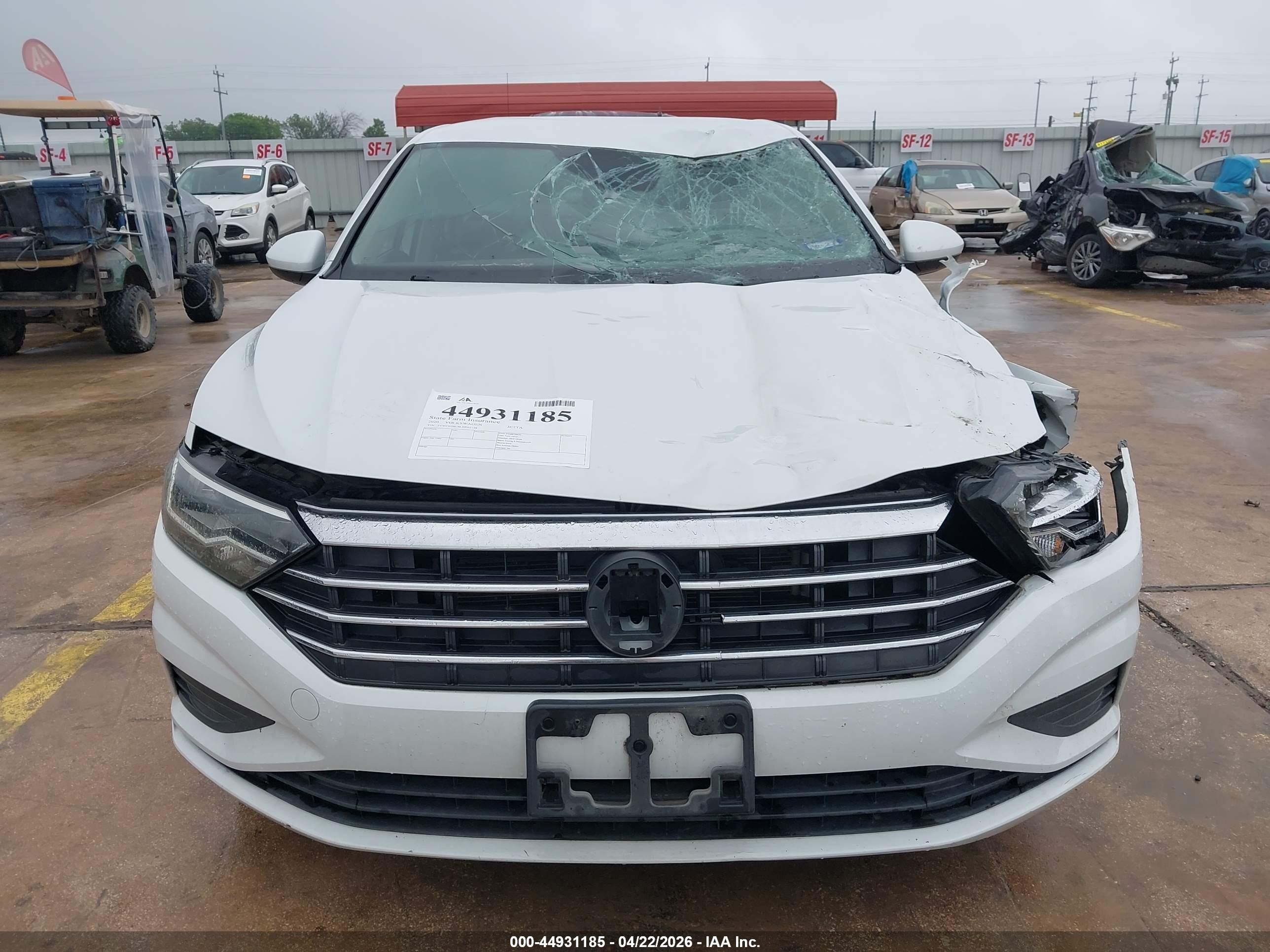 2020 Volkswagen Jetta 1.4t R-line/1.4t S/1.4t Se White vin: 3VWCB7BU8LM042138