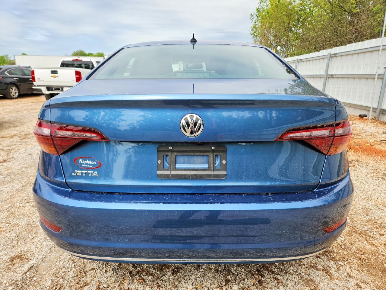 2019 Volkswagen Jetta S Blue vin: 3VWCB7BUXKM202017