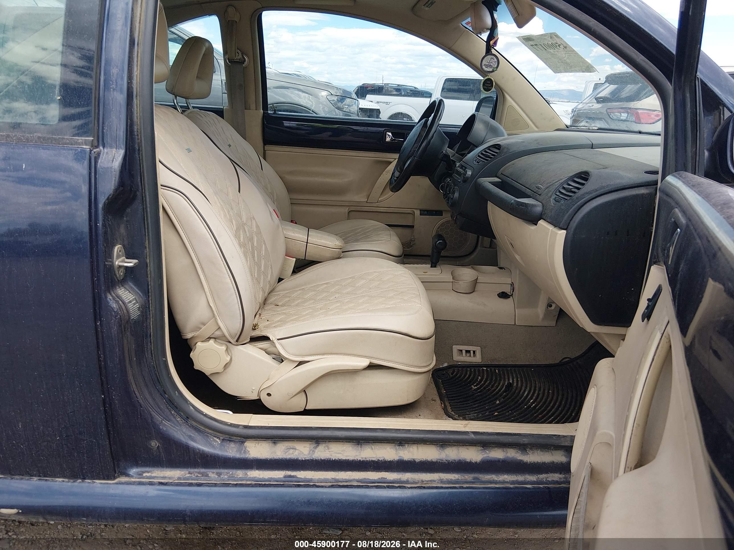 2001 Volkswagen New Beetle Gls 1.8l Turbo Blue vin: 3VWCC21C01M403321