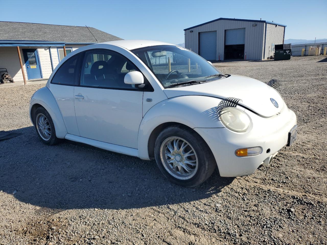 1999 Volkswagen New Beetle Gls White vin: 3VWCC21C1XM402302