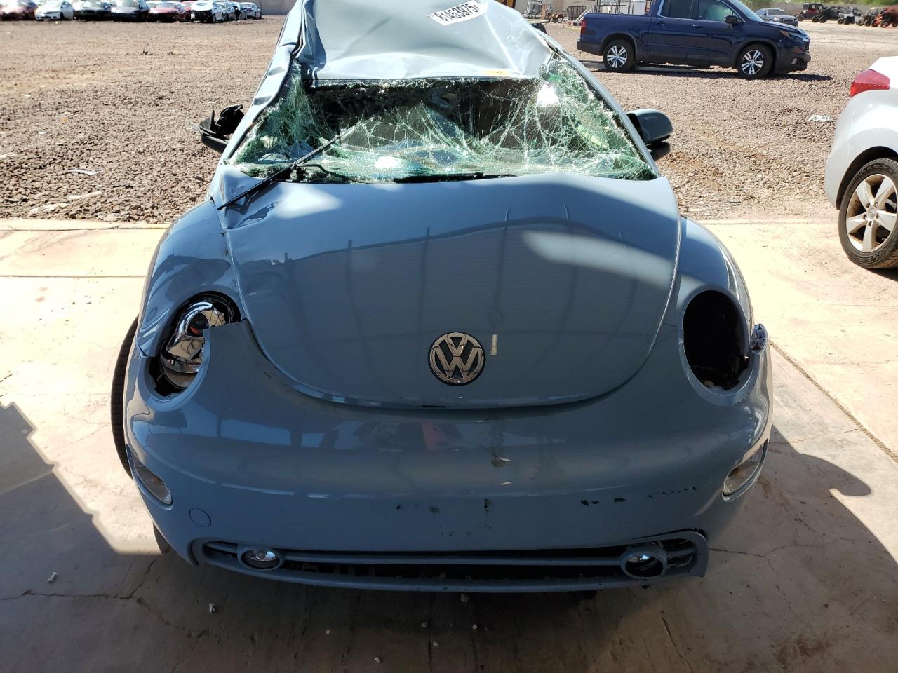 1999 Volkswagen New Beetle Gls Blue vin: 3VWCC21C4XM415514
