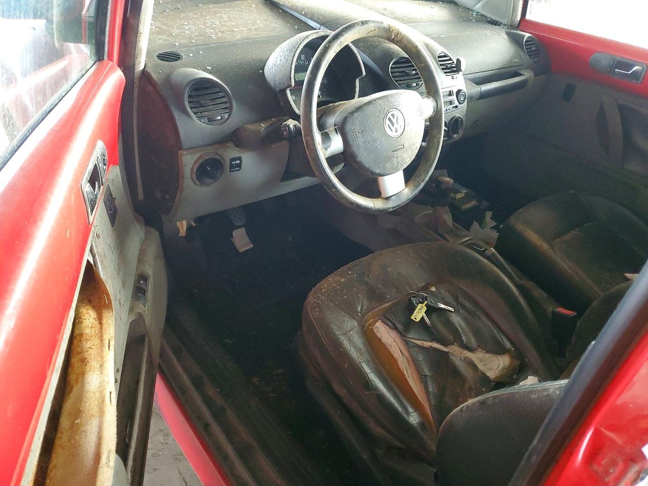 1999 Volkswagen New Beetle Gls Red vin: 3VWCC21C4XM431034