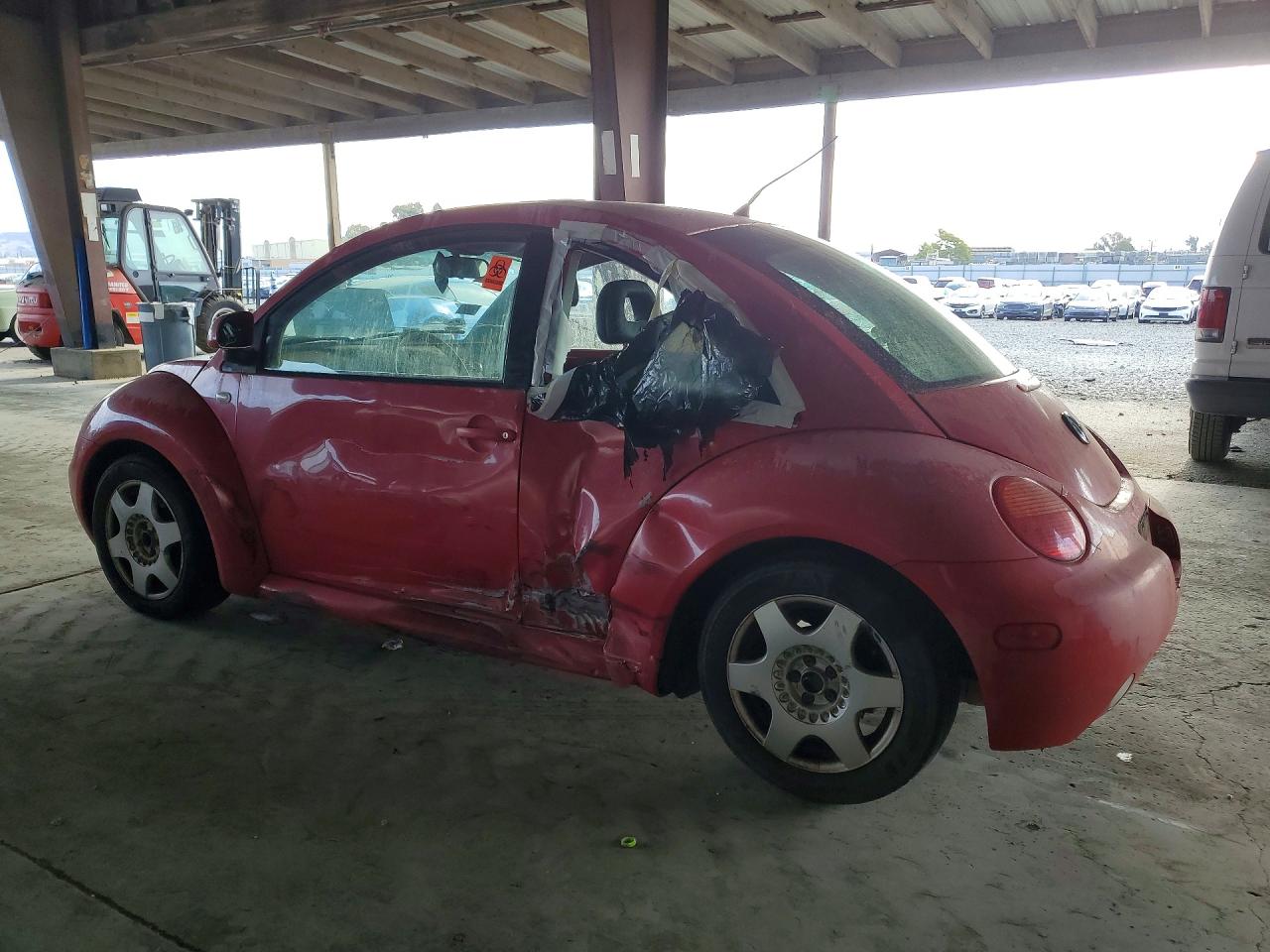 1999 Volkswagen New Beetle Gls Red vin: 3VWCC21C4XM431034