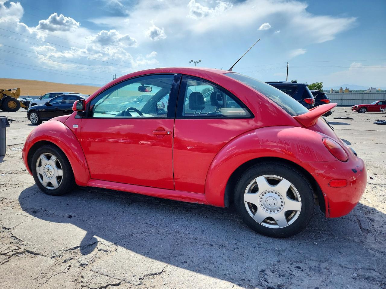 1999 Volkswagen New Beetle Gls Red vin: 3VWCC21C5XM447808