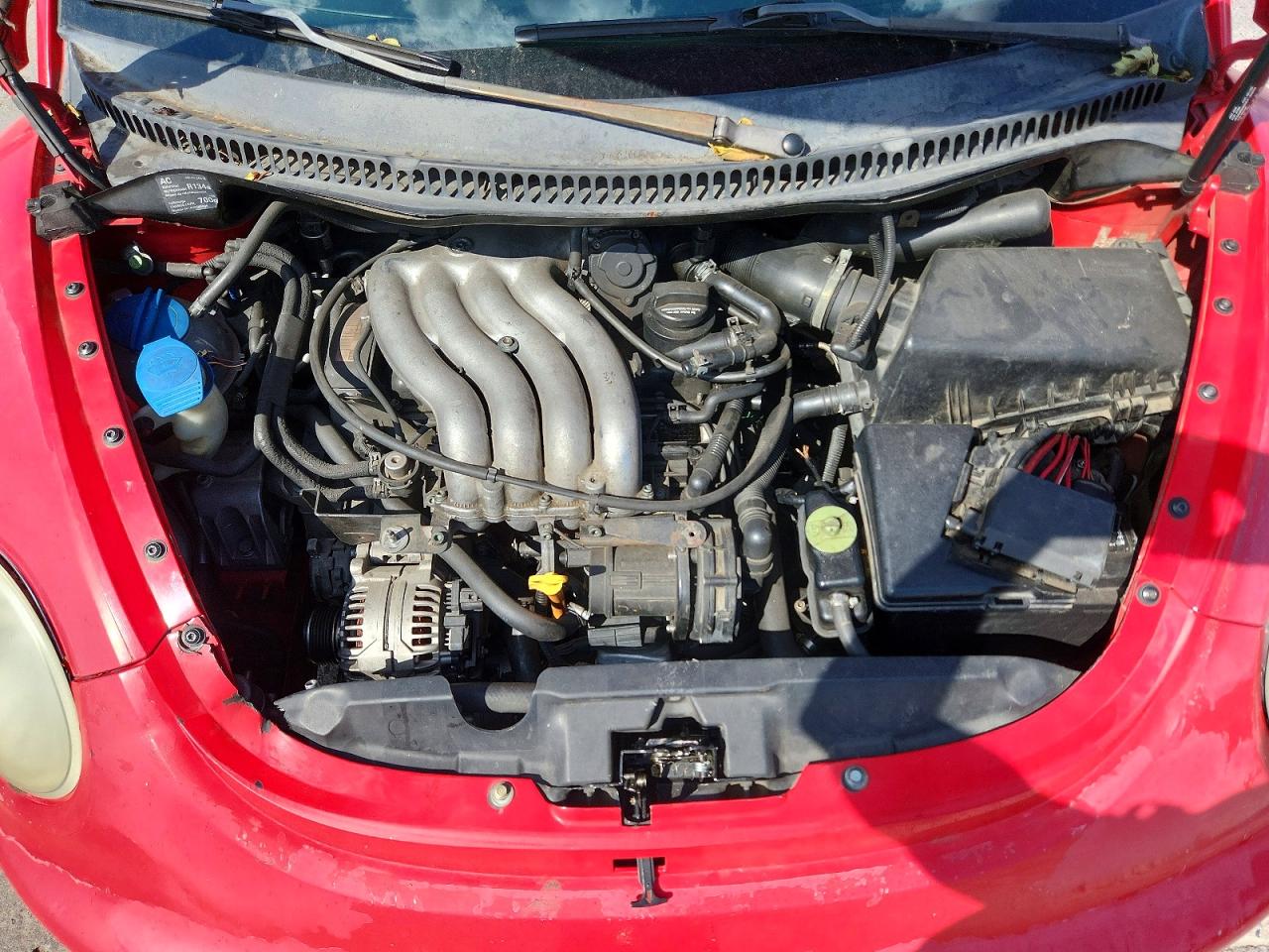1999 Volkswagen New Beetle Gls Red vin: 3VWCC21C5XM447808