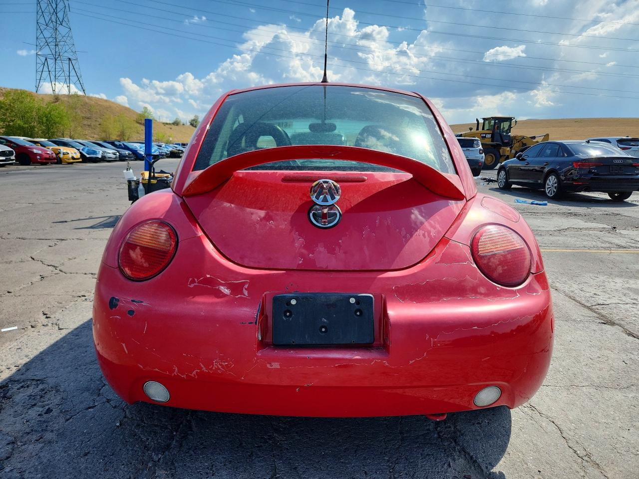 1999 Volkswagen New Beetle Gls Red vin: 3VWCC21C5XM447808