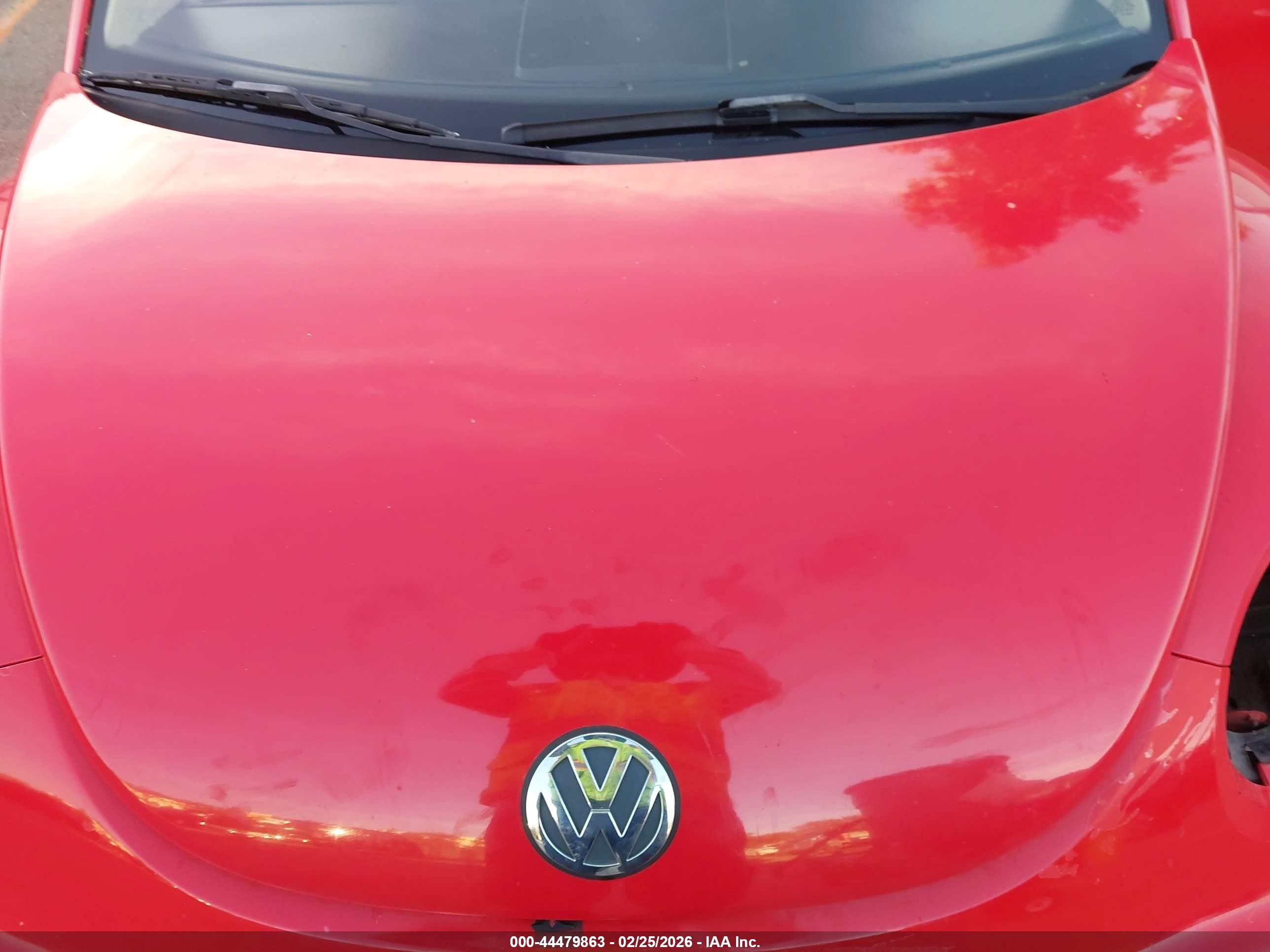 1999 Volkswagen New Beetle Gls Red vin: 3VWCC21C6XM438003