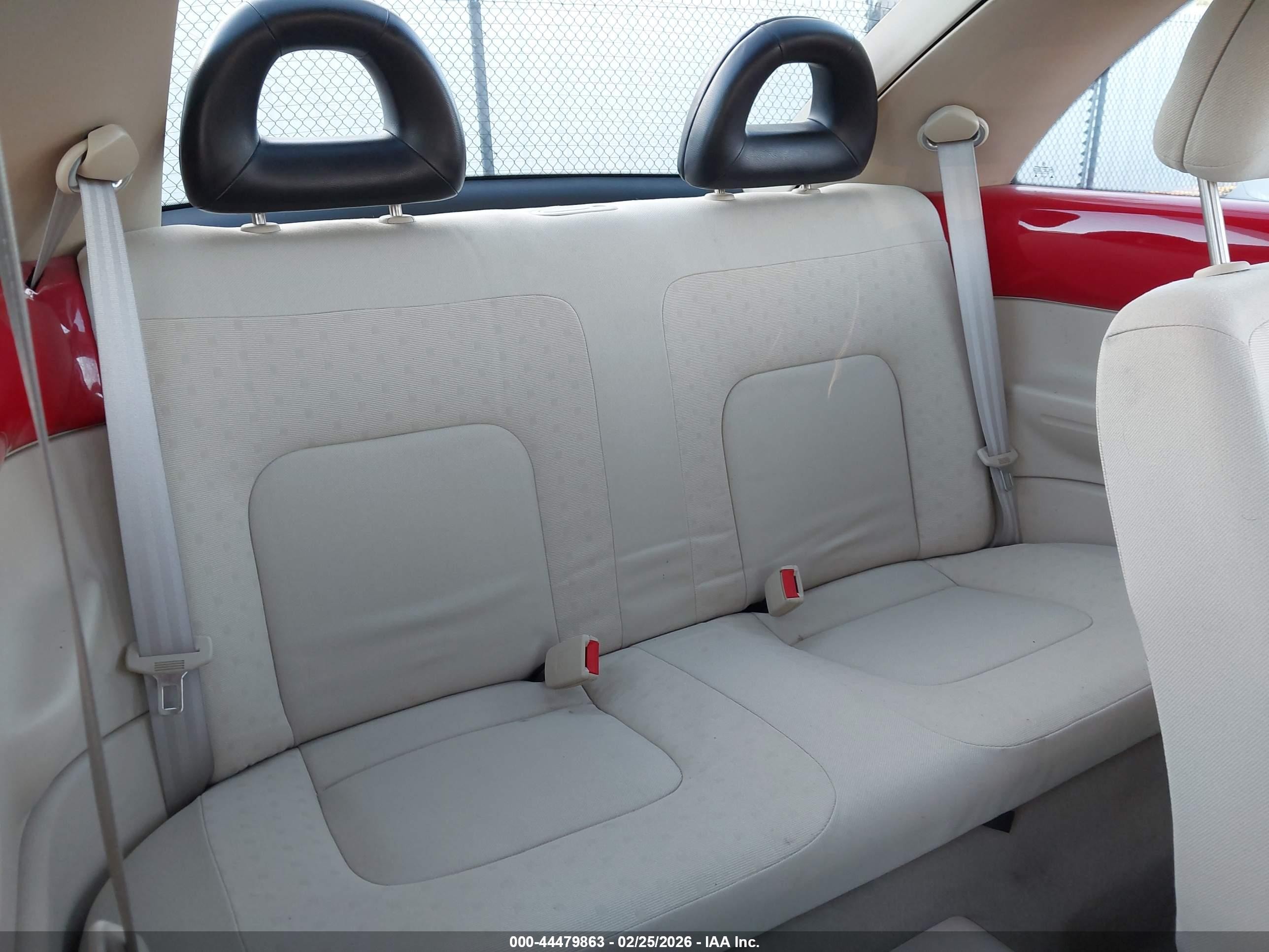 1999 Volkswagen New Beetle Gls Red vin: 3VWCC21C6XM438003