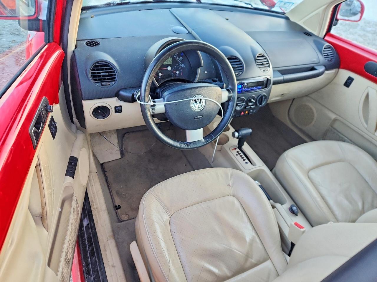 1999 Volkswagen New Beetle Gls Red vin: 3VWCC21C8XM430937
