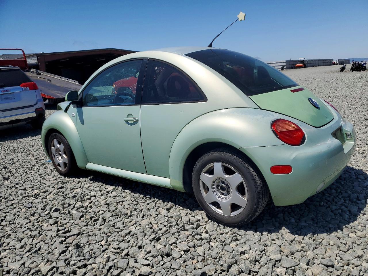 2000 Volkswagen New Beetle Gls Green vin: 3VWCC21C9YM446288