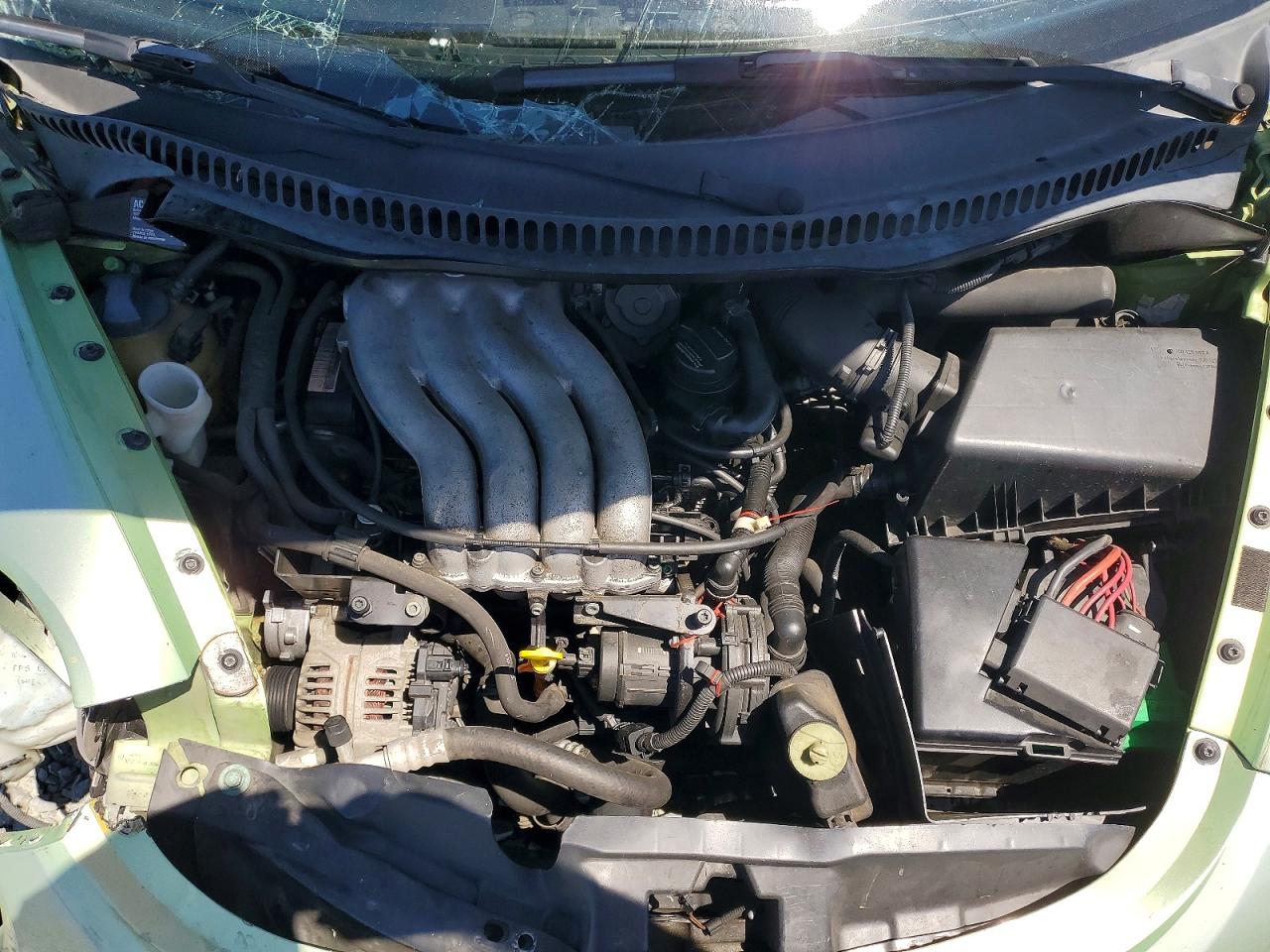 2000 Volkswagen New Beetle Gls Green vin: 3VWCC21C9YM446288