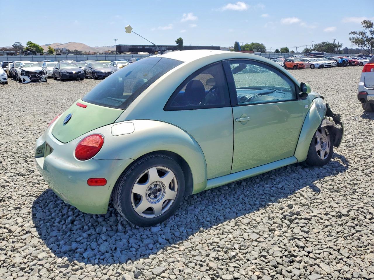 2000 Volkswagen New Beetle Gls Green vin: 3VWCC21C9YM446288