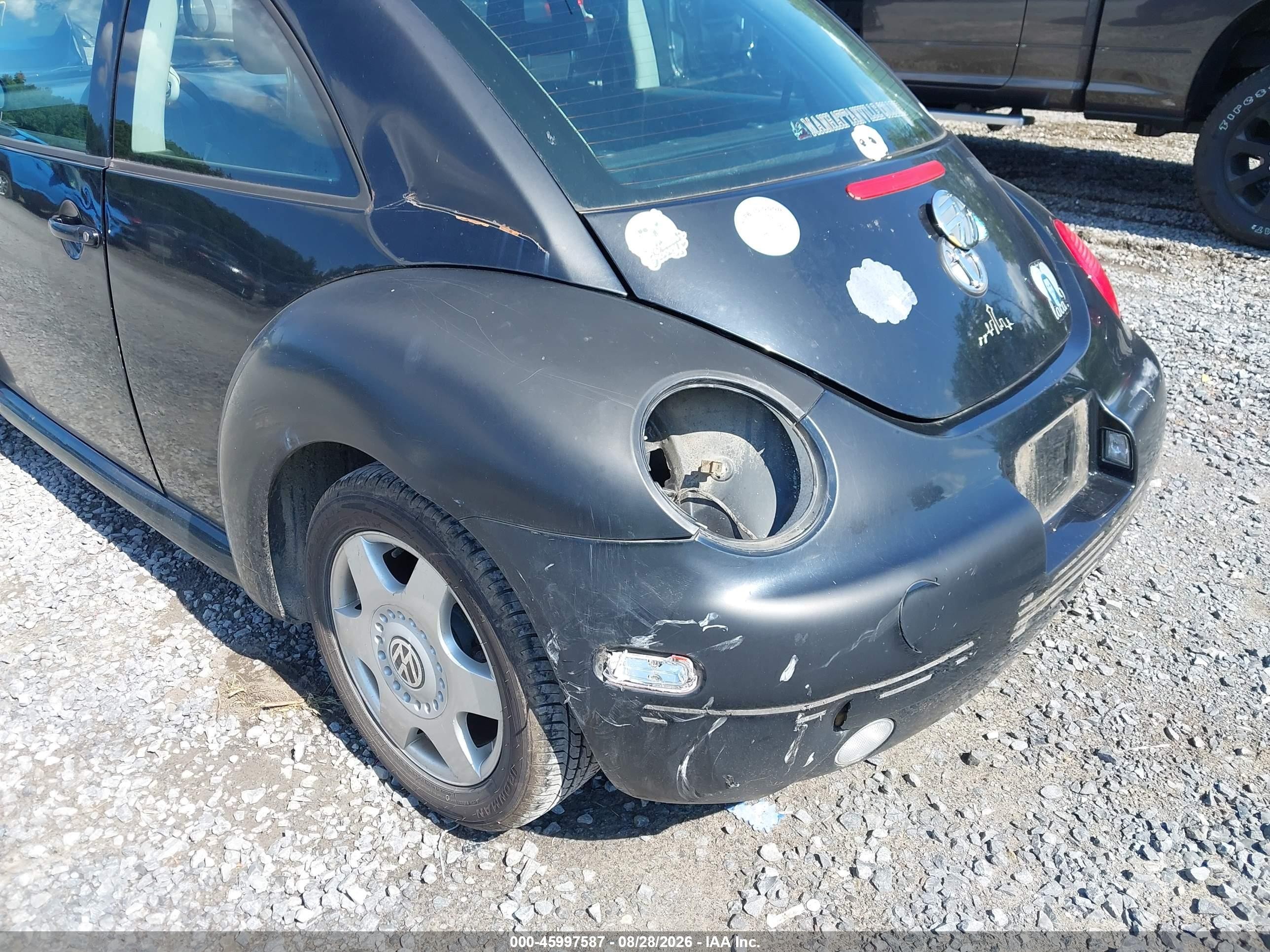 2000 Volkswagen New Beetle Gls Черный vin: 3VWCC21CXYM496343