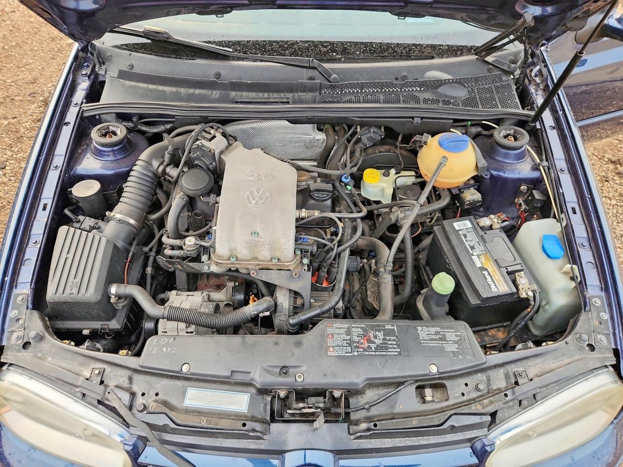 2001 Volkswagen Cabrio Gls Blue vin: 3VWCC21V11M812946