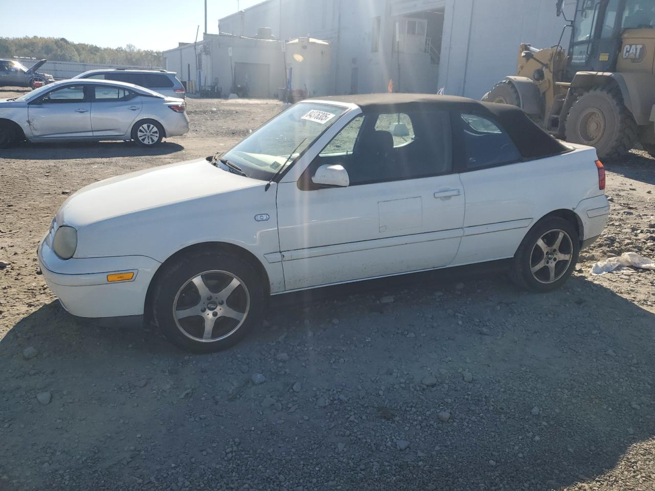 2002 Volkswagen Cabrio Gls White vin: 3VWCC21V62M806822