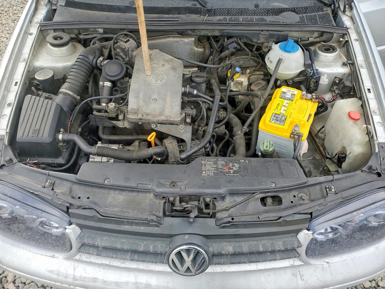 2002 Volkswagen Cabrio Gls Gray vin: 3VWCC21V62M810031