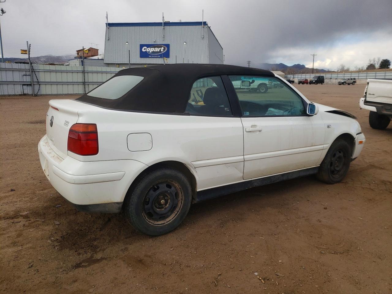 2002 Volkswagen Cabrio Gls White vin: 3VWCC21V92M800934