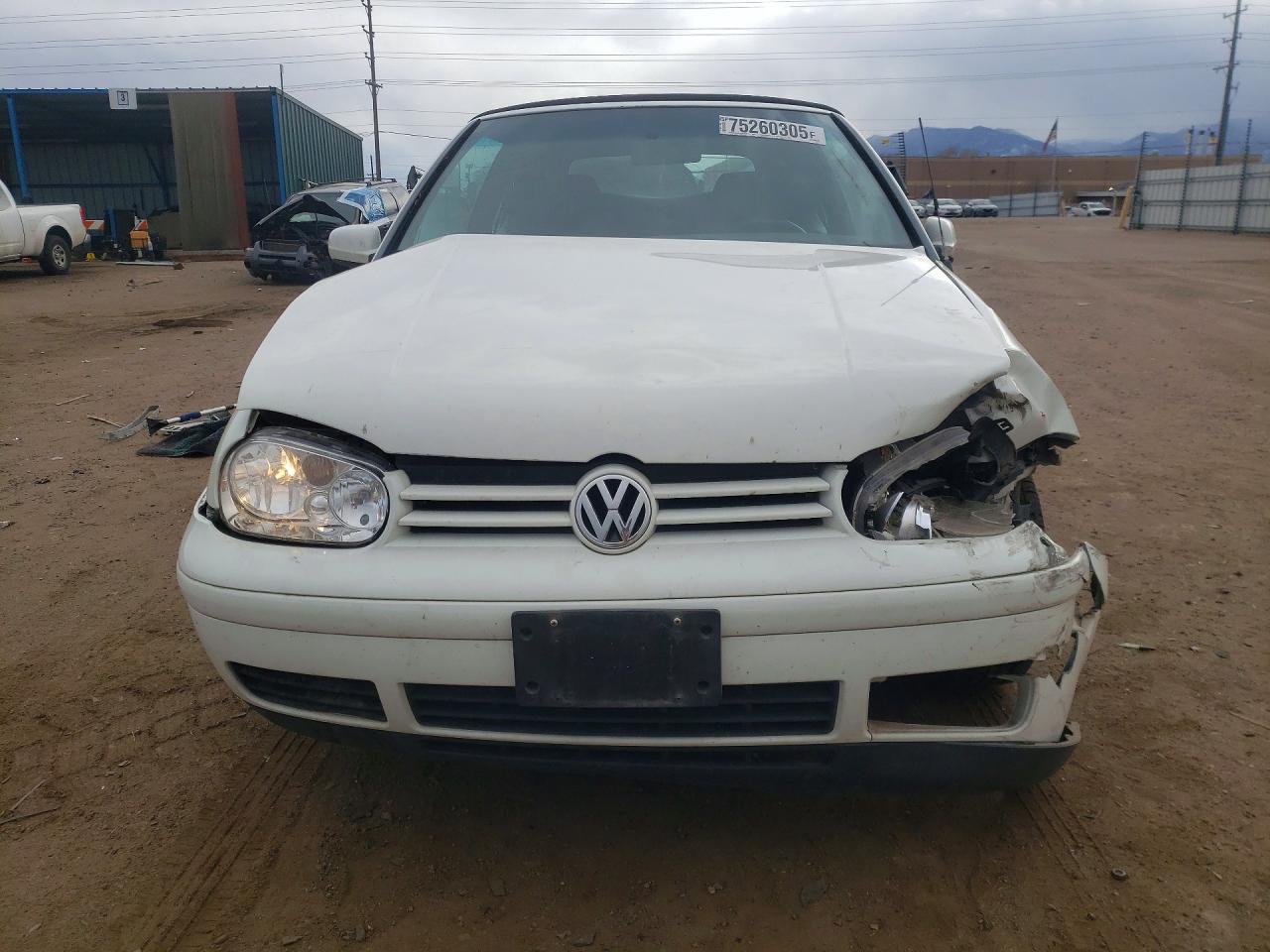 2002 Volkswagen Cabrio Gls White vin: 3VWCC21V92M800934