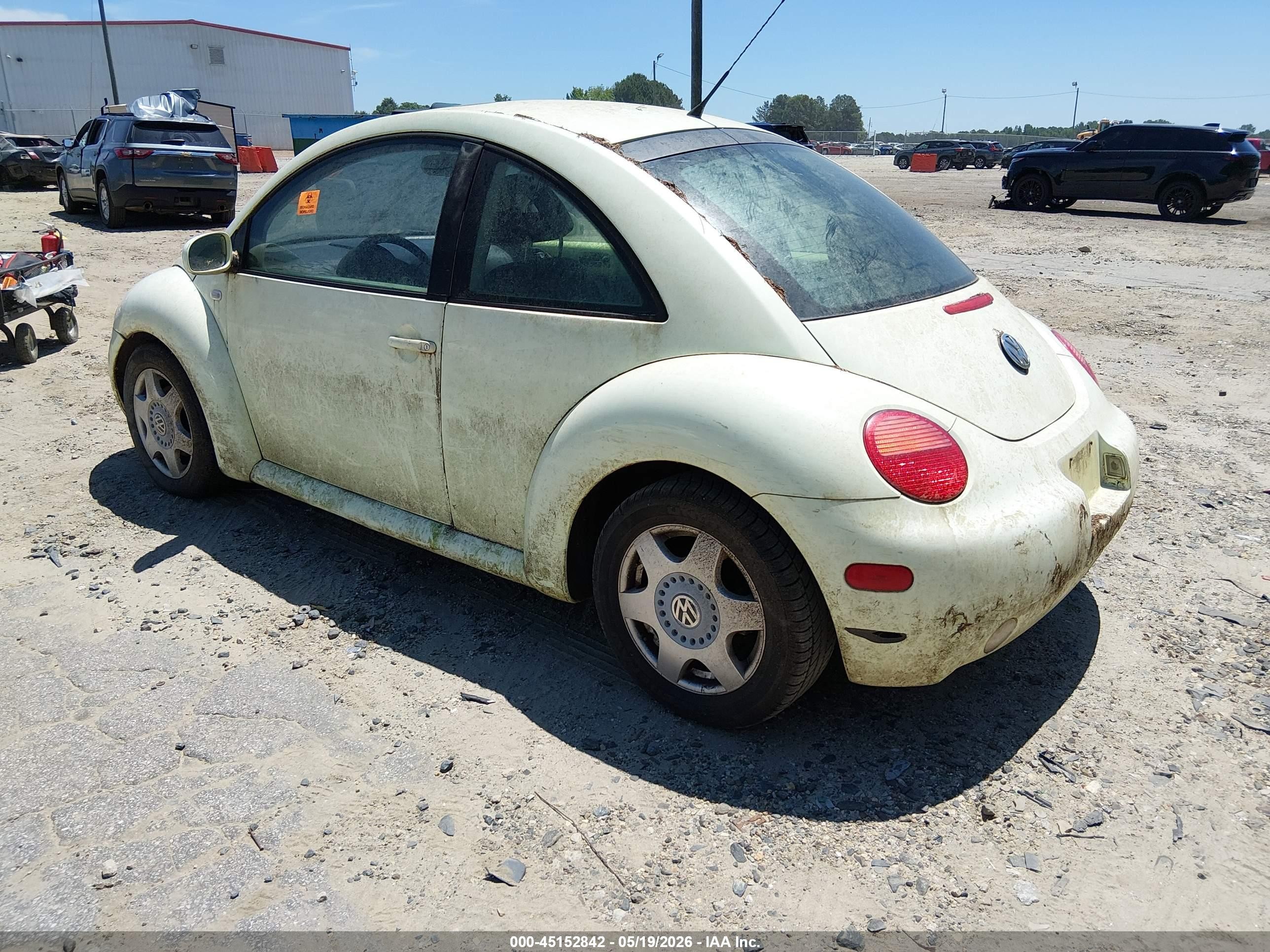 2001 Volkswagen New Beetle Gls 1.8l Turbo Green vin: 3VWCD21C21M467258