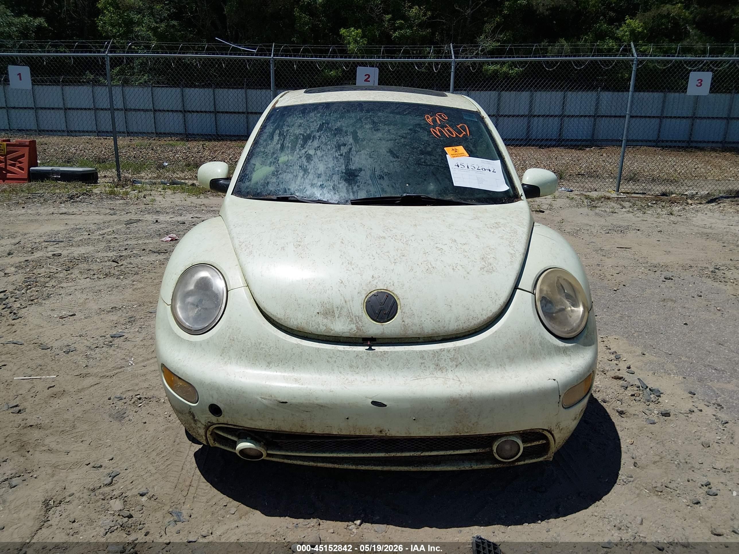 2001 Volkswagen New Beetle Gls 1.8l Turbo Green vin: 3VWCD21C21M467258