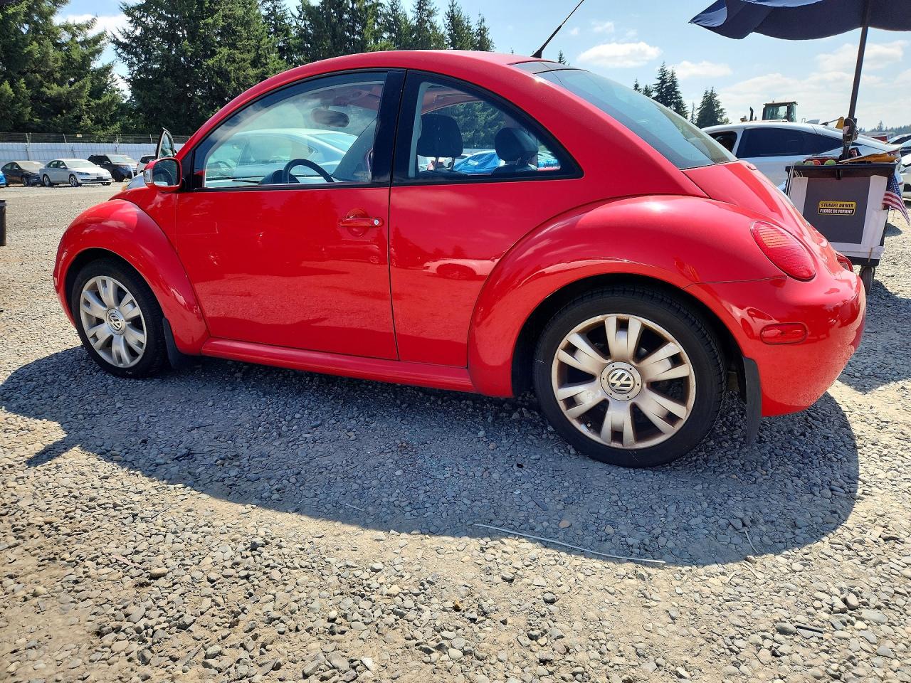 2003 Volkswagen New Beetle Gls Red vin: 3VWCD21C43M445037