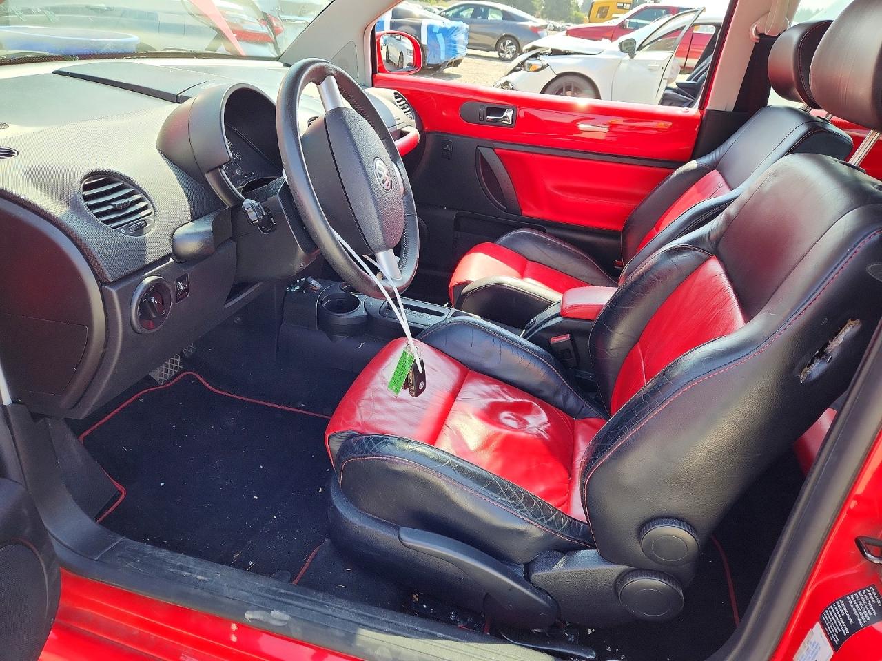2003 Volkswagen New Beetle Gls Red vin: 3VWCD21C43M445037