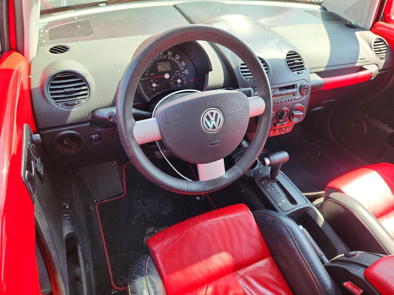 2003 Volkswagen New Beetle Gls Red vin: 3VWCD21C43M445037