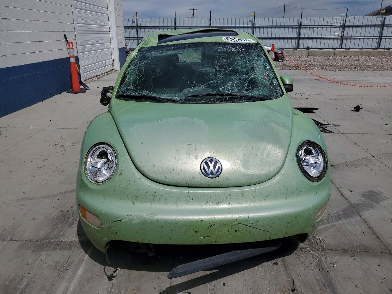 2003 Volkswagen New Beetle Gls Green vin: 3VWCD21C83M406242