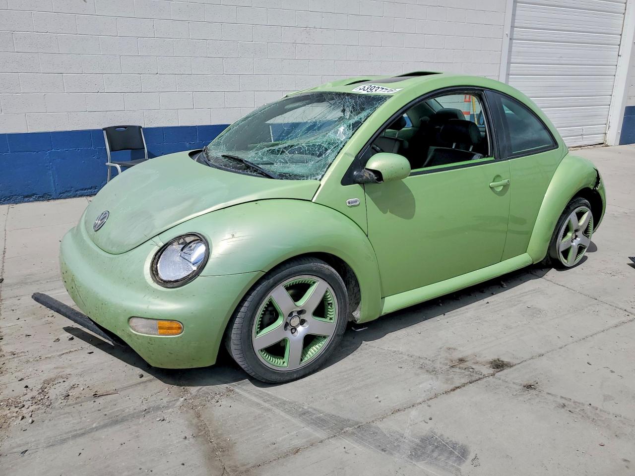 2003 Volkswagen New Beetle Gls Green vin: 3VWCD21C83M406242