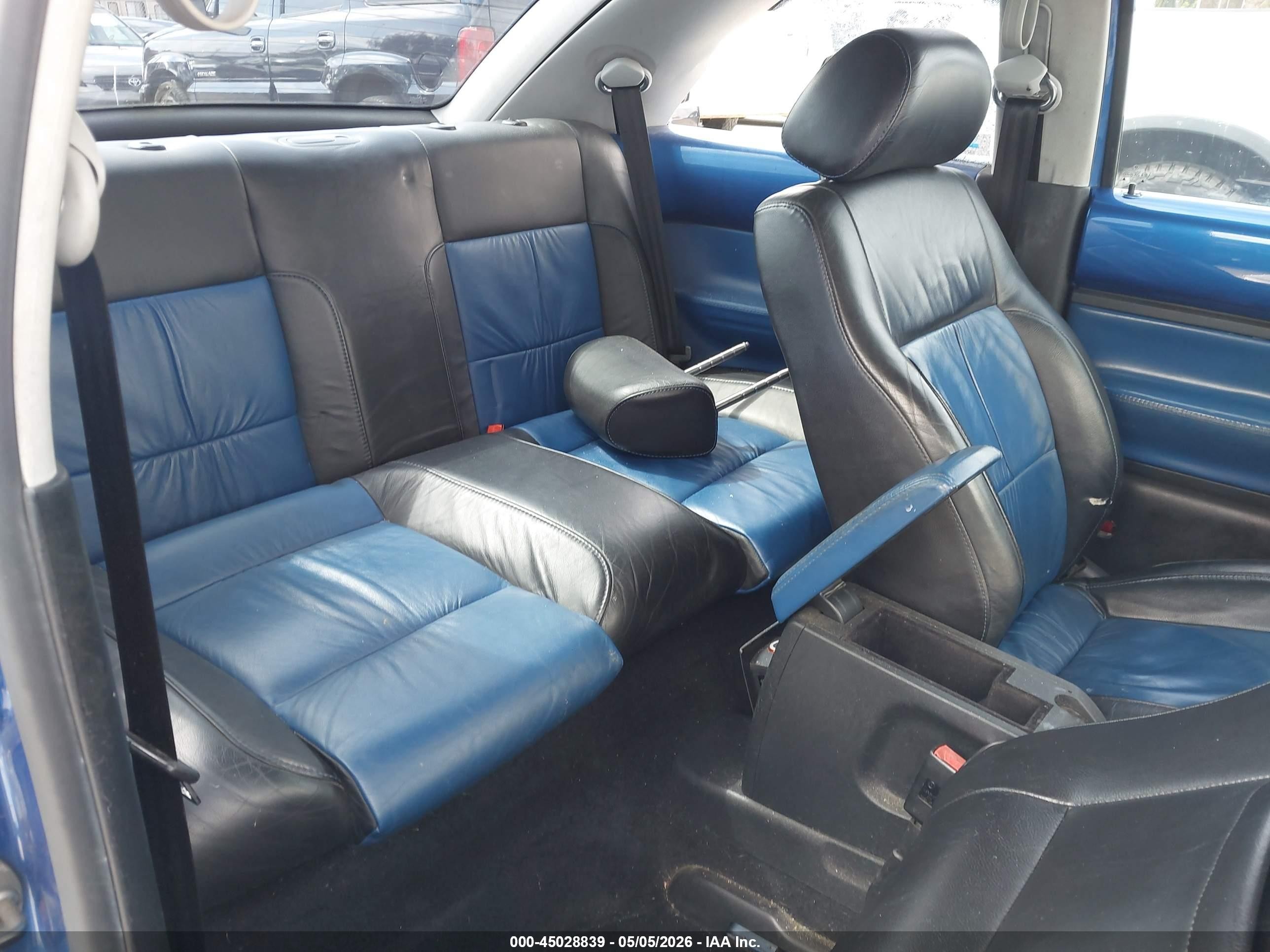2003 Volkswagen New Beetle Gls 1.8t Blue vin: 3VWCD21C83M438740