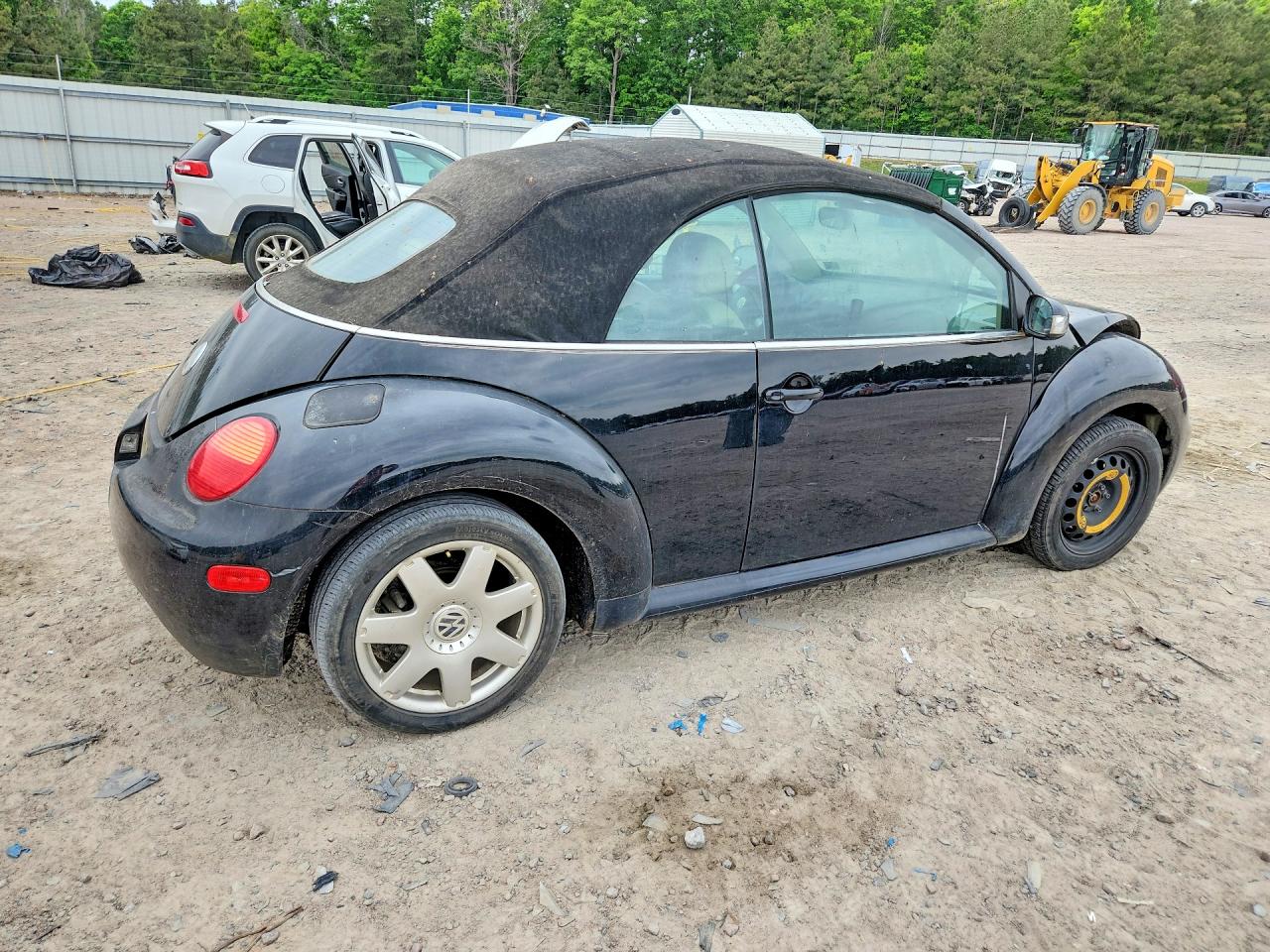 2003 Volkswagen New Beetle Gls Black vin: 3VWCD21Y33M328965