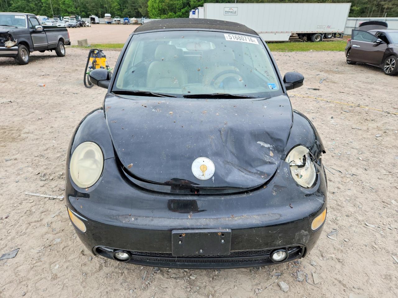 2003 Volkswagen New Beetle Gls Black vin: 3VWCD21Y33M328965