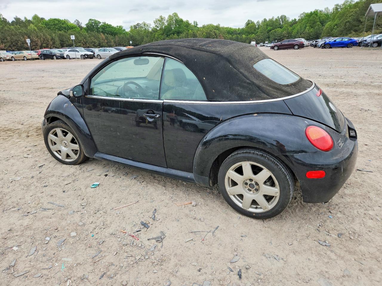 2003 Volkswagen New Beetle Gls Black vin: 3VWCD21Y33M328965