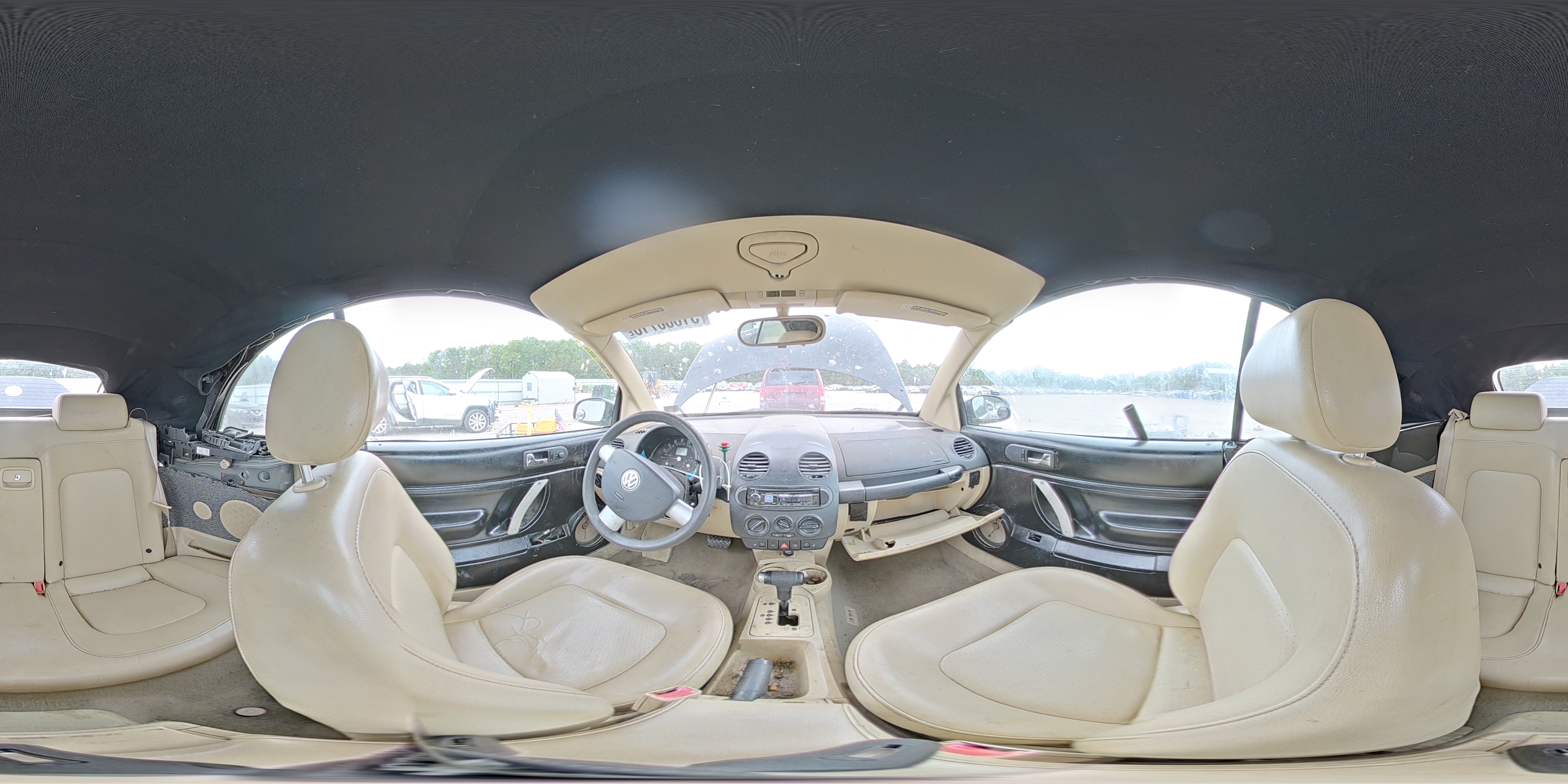 2003 Volkswagen New Beetle Gls Black vin: 3VWCD21Y33M328965
