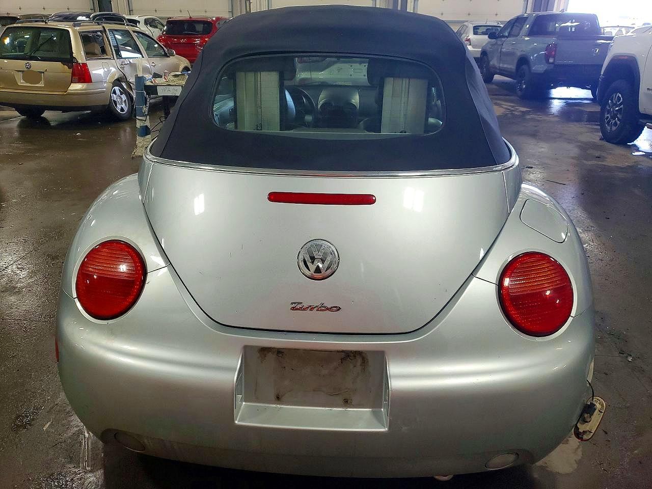 2003 Volkswagen New Beetle Gls Silver vin: 3VWCD21Y83M325656
