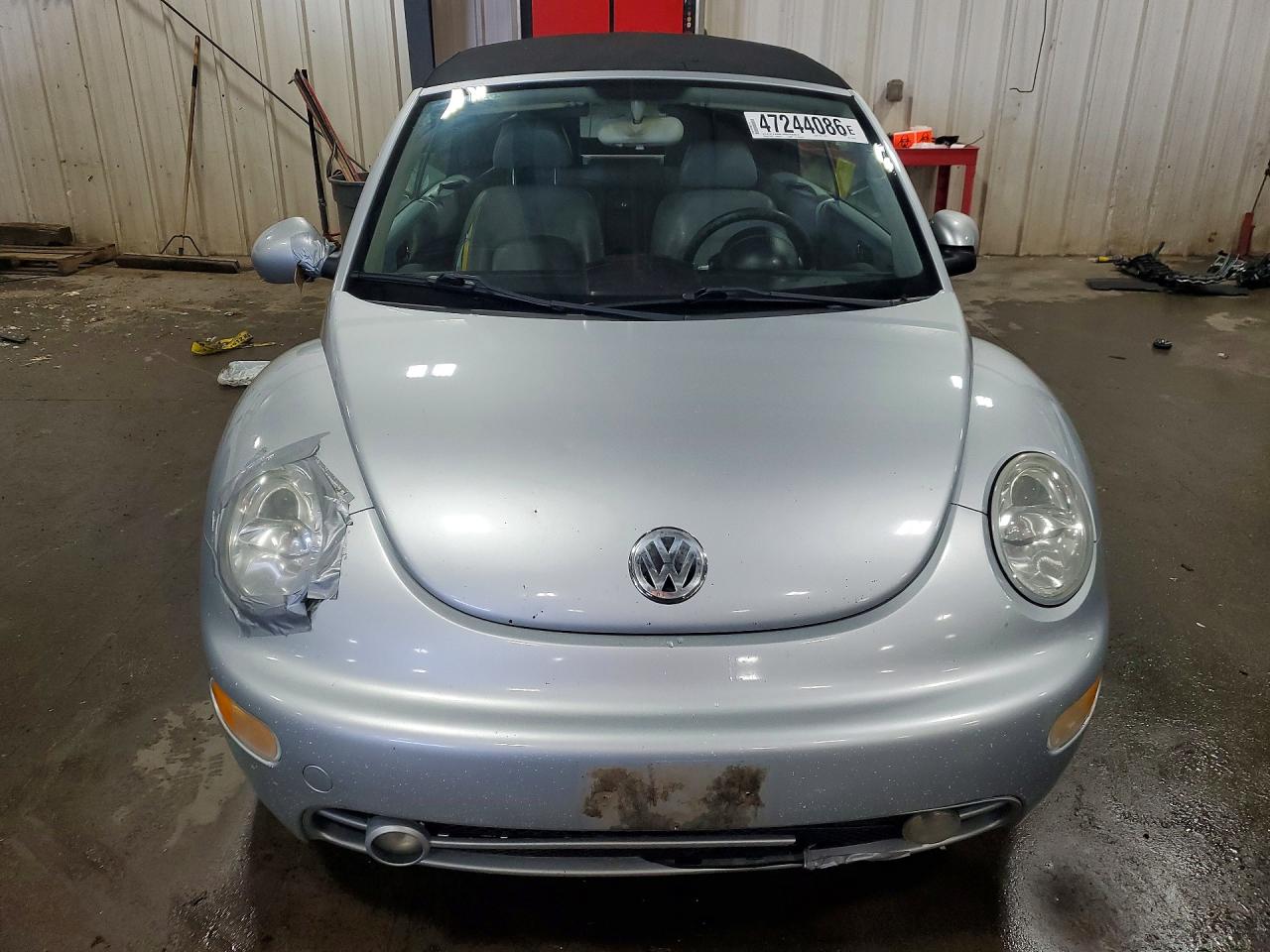 2003 Volkswagen New Beetle Gls Silver vin: 3VWCD21Y83M325656
