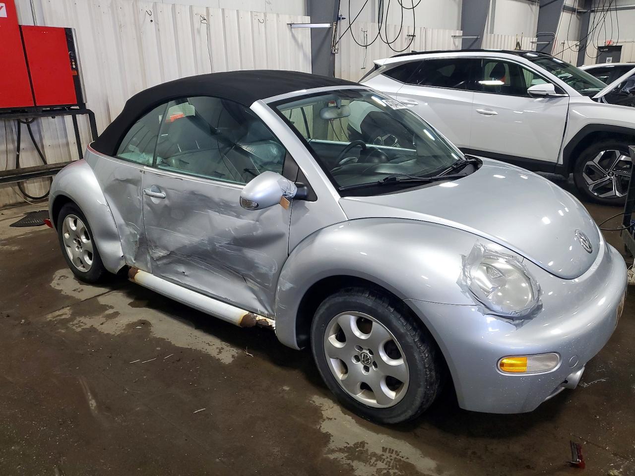 2003 Volkswagen New Beetle Gls Silver vin: 3VWCD21Y83M325656