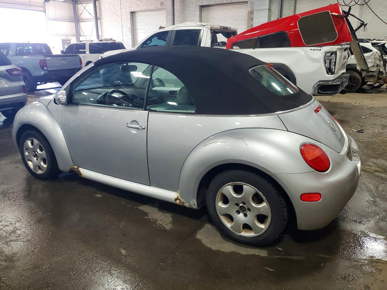 2003 Volkswagen New Beetle Gls Silver vin: 3VWCD21Y83M325656
