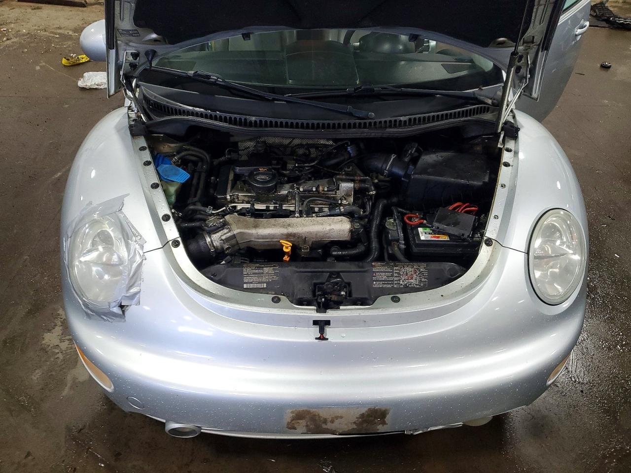 2003 Volkswagen New Beetle Gls Silver vin: 3VWCD21Y83M325656