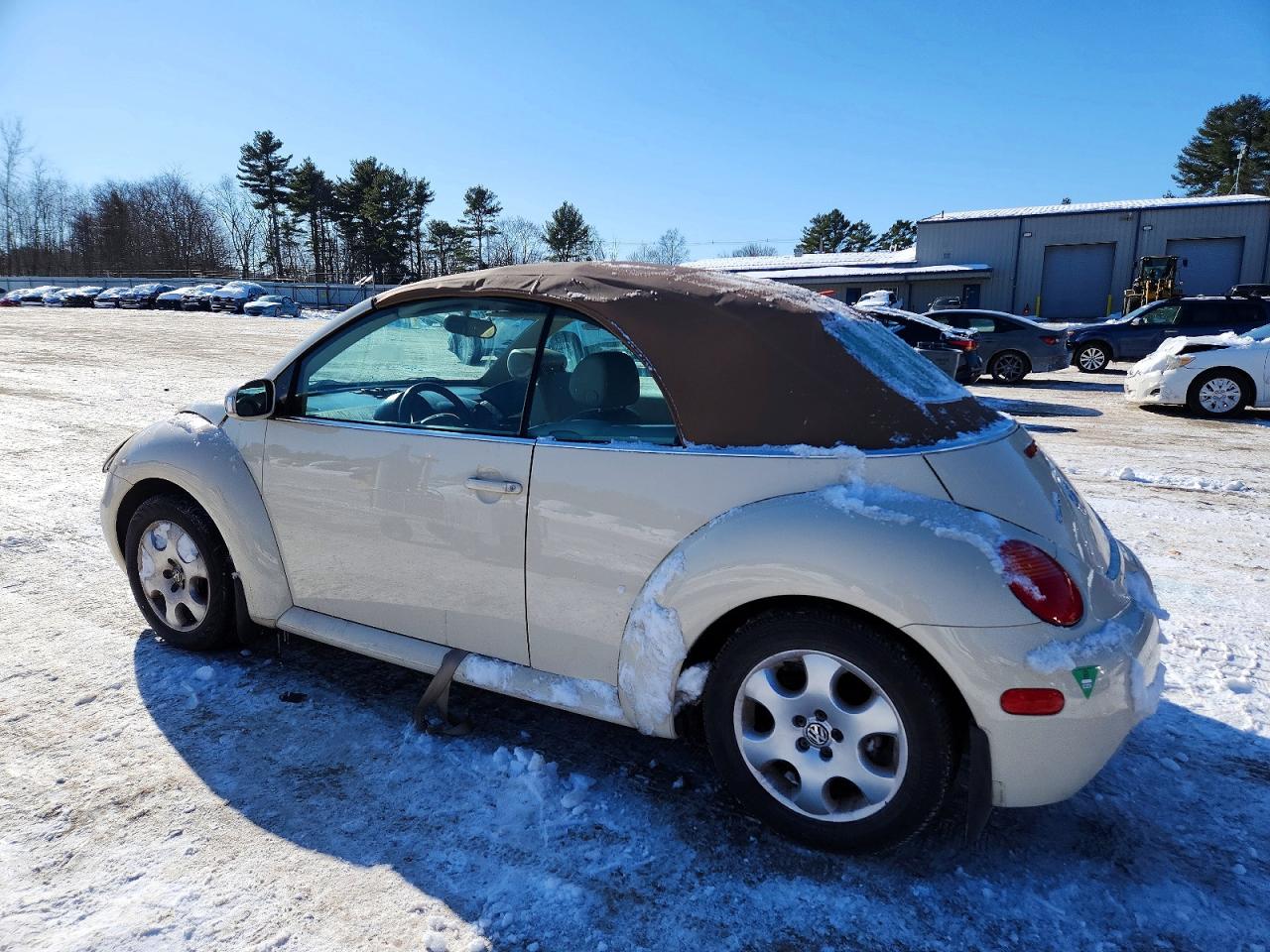 2003 Volkswagen New Beetle Gls Cream vin: 3VWCD21Y83M325690