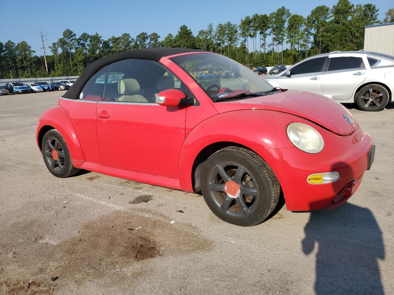 2004 Volkswagen New Beetle Gls Red vin: 3VWCD21YX4M302087